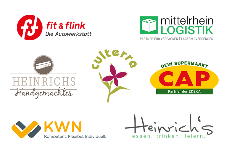 Zusammenstellung von Logos der hier vorgestellten Marken